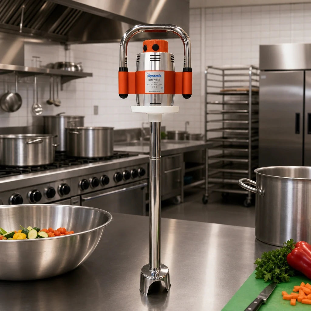 Dynamic SMX MX040.1ES Single-Speed Immersion Blender, 24-Inch Stainless Steel Shaft, 60-Gallon Capacity
