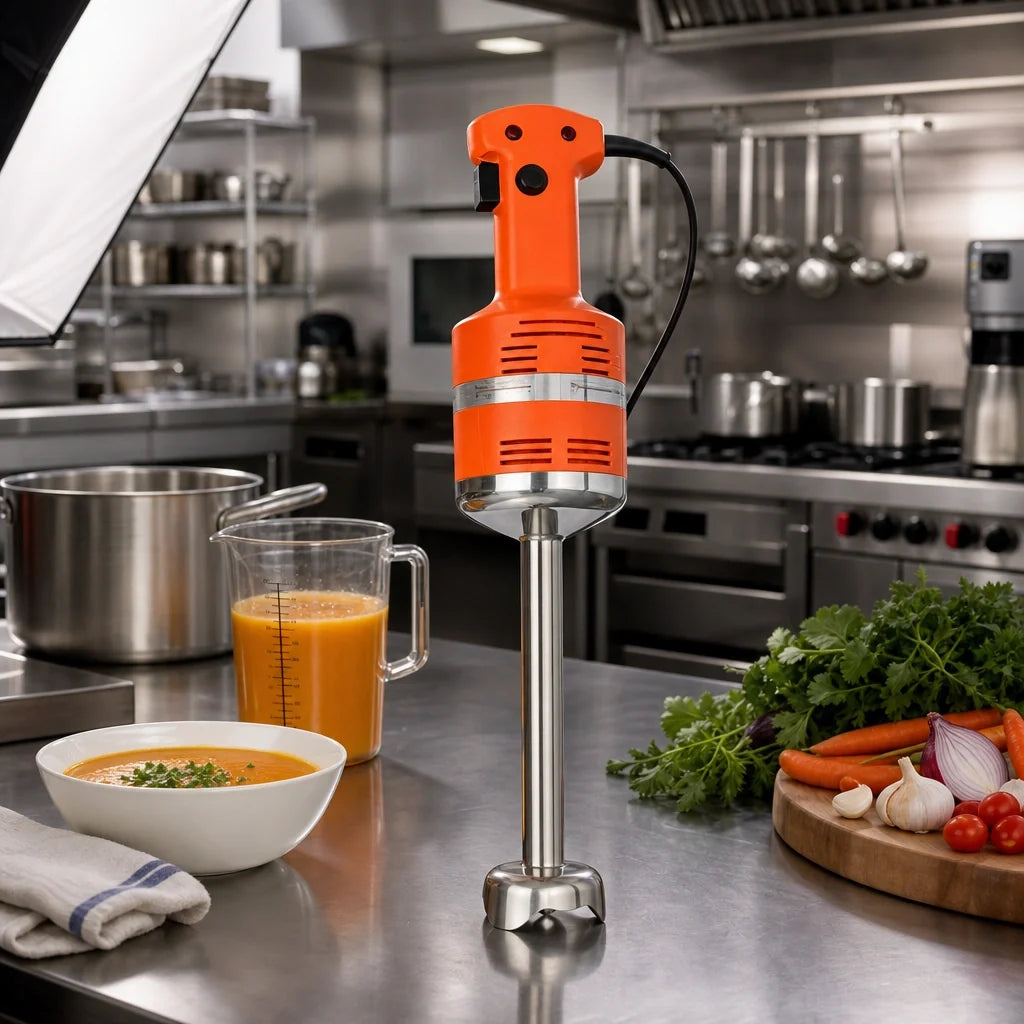 Dynamic Junior MX020.1.V Variable-Speed Immersion Blender, 9-Inch Stainless Steel Shaft, 3-Gallon Capacity