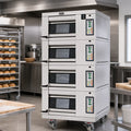 Doyon Artisan 1T4 4-Deck End-Load Stone Hearth Electric Deck Oven with Programmable Controls and Steam Injection