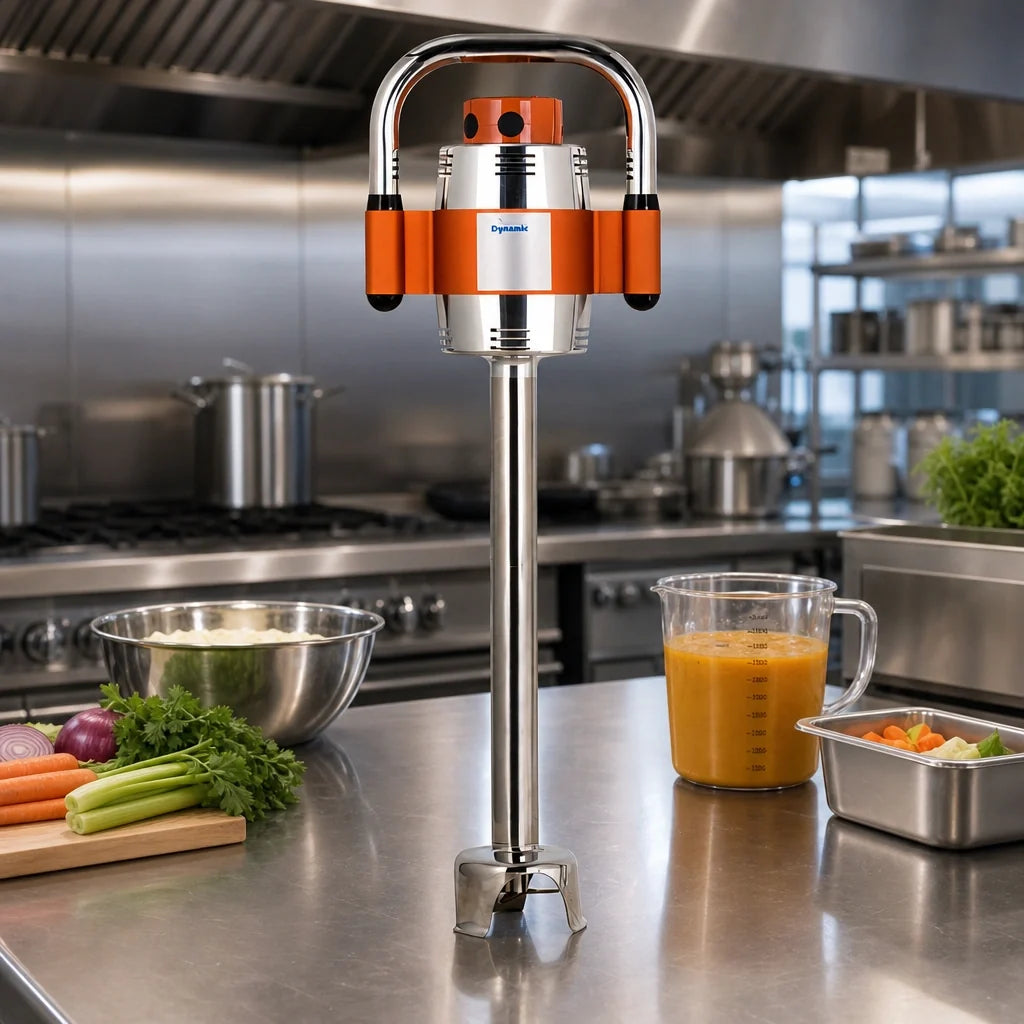 Dynamic SMX MX044.1ES Single-Speed 40-Gallon Immersion Blender with 18-Inch Stainless Steel Shaft and Detachable Bell