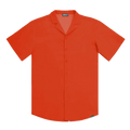 Coral Men's Button Down Resort Shirt, Modern Fit
