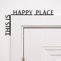 Wooden Corner Quote – This is Happy Place