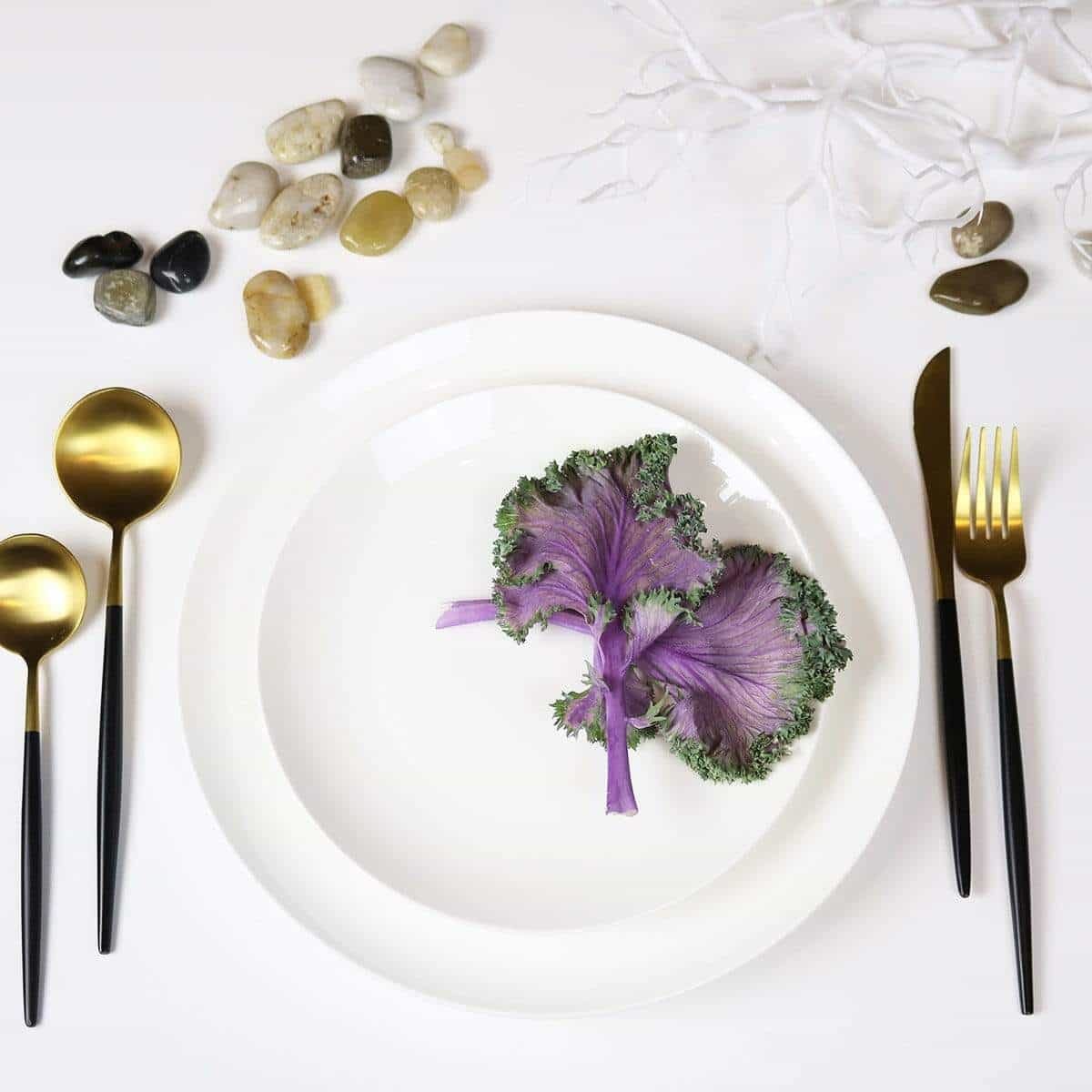 Angelic White Bread and Butter Plates - Set of 4