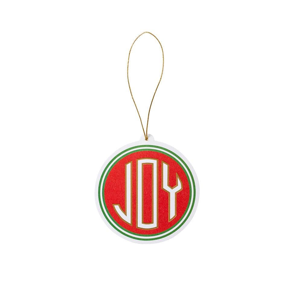Joy Foil - Ornament Tag W/Header 4 Pk-Gallery