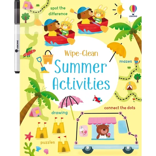 Wipe-Clean Summer Activities - Paperback