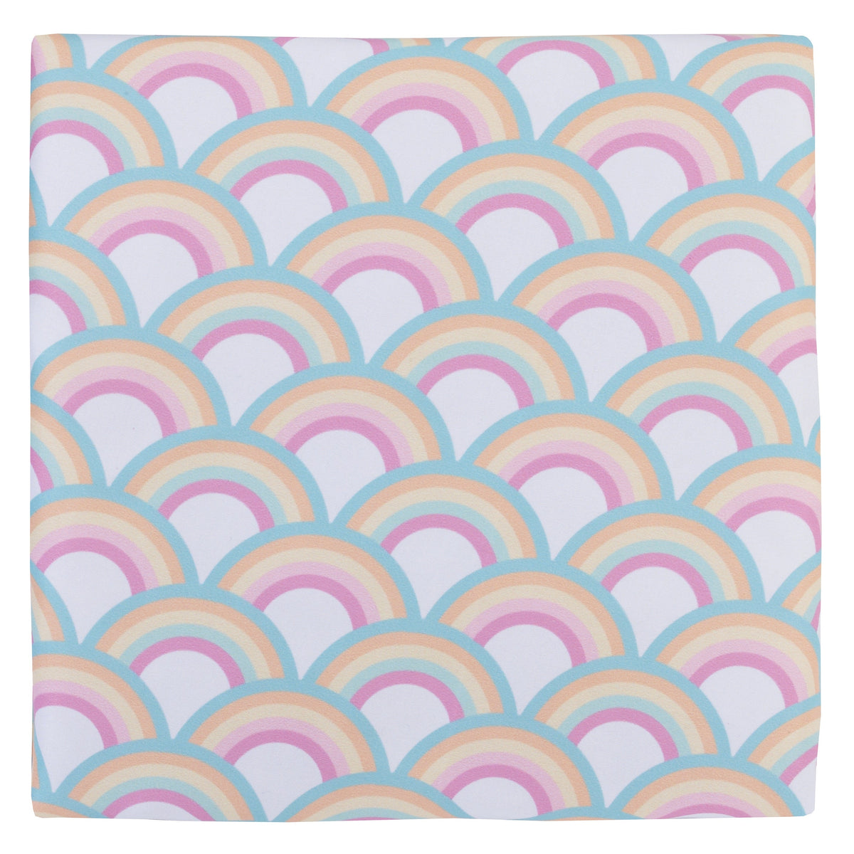 Everything Kids Rainbow Unicorn Pink, White and Rainbows 4 Piece Toddler Bed Set - Comforter, Fitted Bottom Sheet, Flat Top Sheet and Reversible Pillowcase