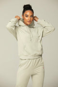 Luna Relaxed Fit Hoodie for Women – Soft Cotton Blend Athleisure Sweatshirt with Kangaroo Pocket
