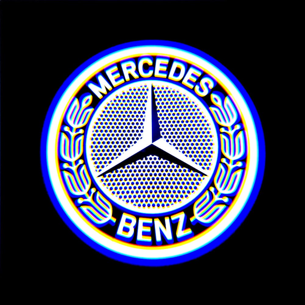 Mercedes-Benz C-Class C204 3rd Gen Coupe 2 Doors Premium Door Puddle Lights Various Designs 2012-2015