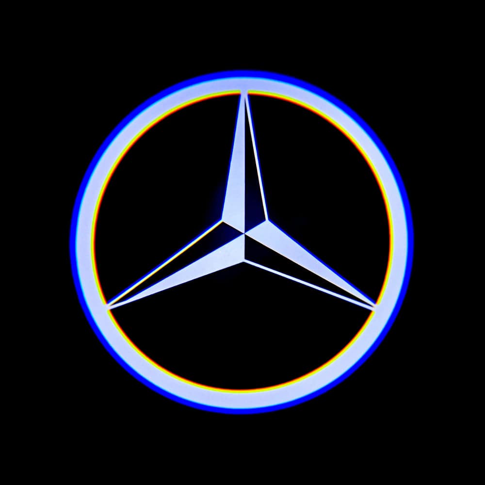 Mercedes-Benz C-Class C204 3rd Gen Coupe 2 Doors Premium Door Puddle Lights Various Designs 2012-2015