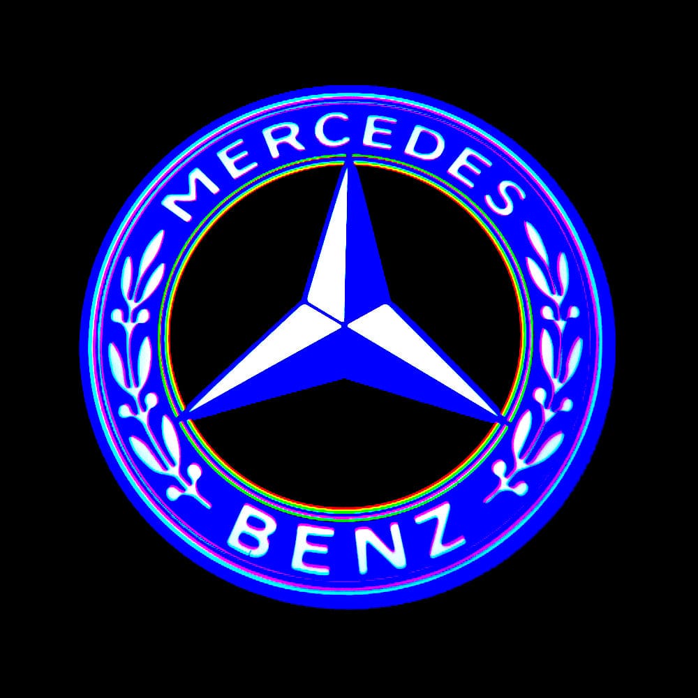Mercedes-Benz C-Class 4th Gen AMG C63/C63 S Coupe/Cabriolet 2 Doors Premium Door Puddle Lights Various Designs 2016-2021