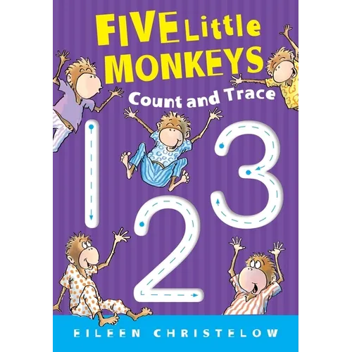 Five Little Monkeys Count and Trace - Board Book