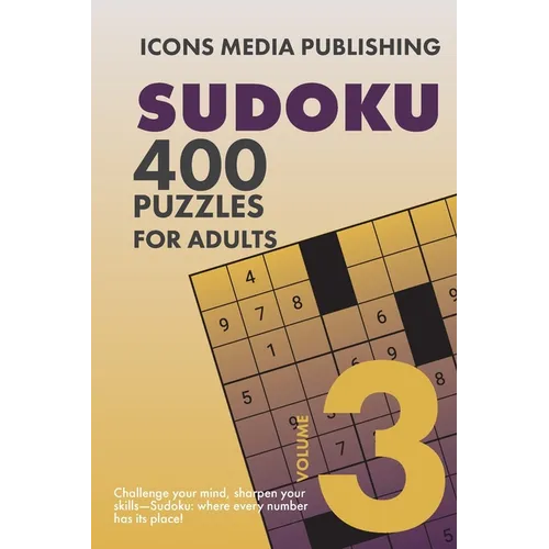 400 Very Hard Level Sudoku Puzzles Volume 3 - Paperback