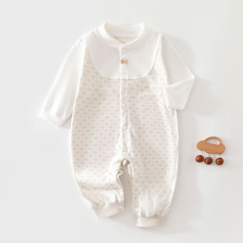 Class A Pure Cotton Baby Romper Spring Autumn Boneless Long-Sleeve Crawling Suit Baby Onesie