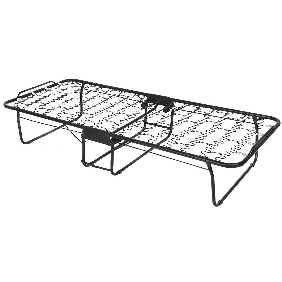 75 x 31 Inch Folding Guest Bed with Foam Mattress