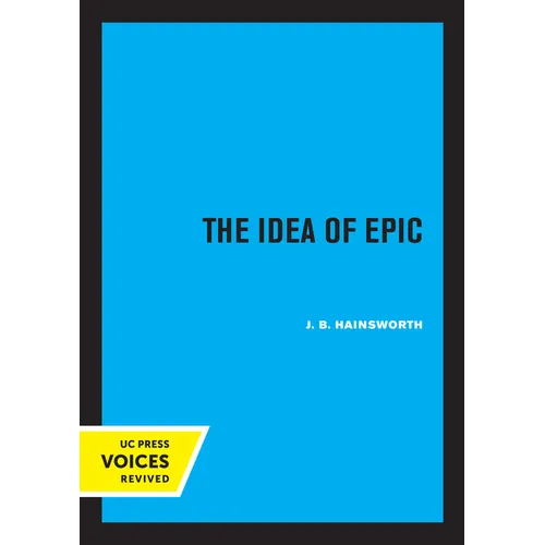 The Idea of Epic: Volume 3 - Paperback