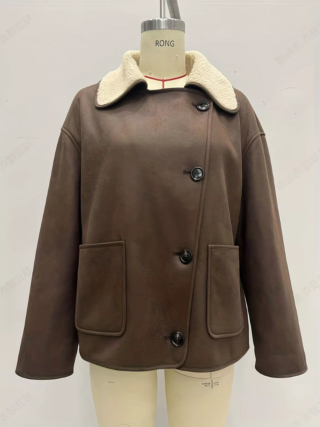 Sherpa Lined Button Down Outerwear