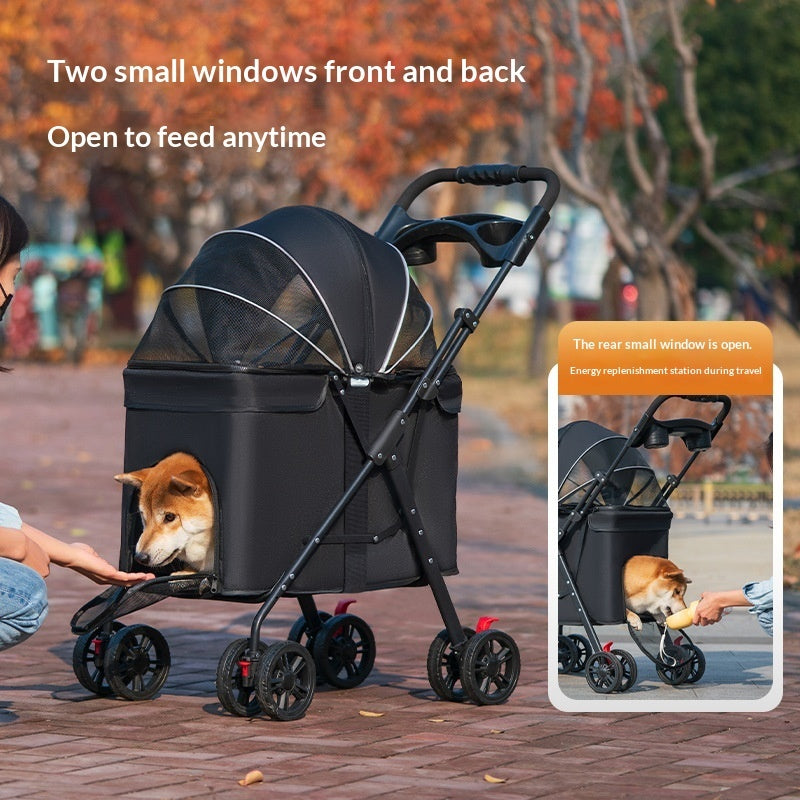 Multi-Functional Pet Stroller For Medium To Large Dogs