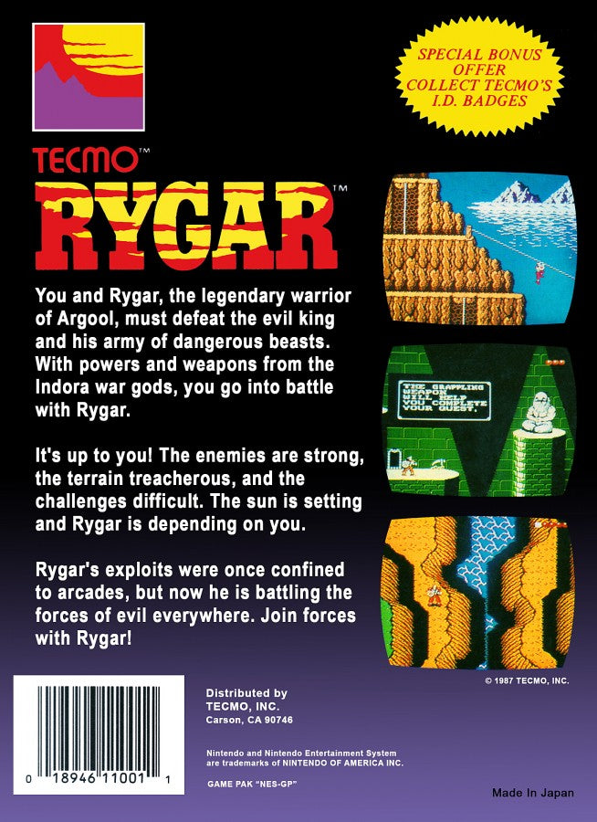 Rygar [CIB] – Nintendo Entertainment System (NES)