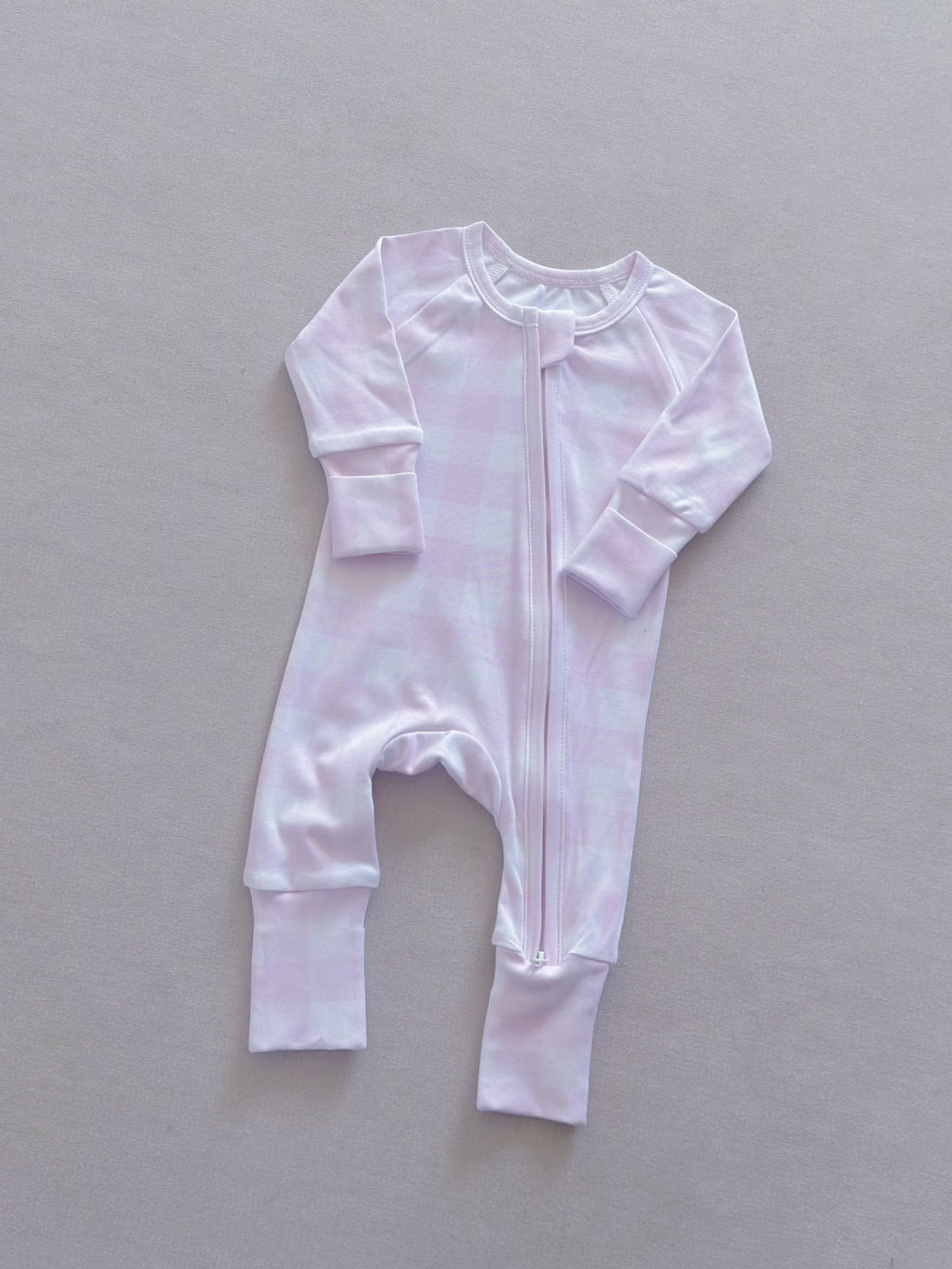 New-style Baby Plaid Onesie Romper