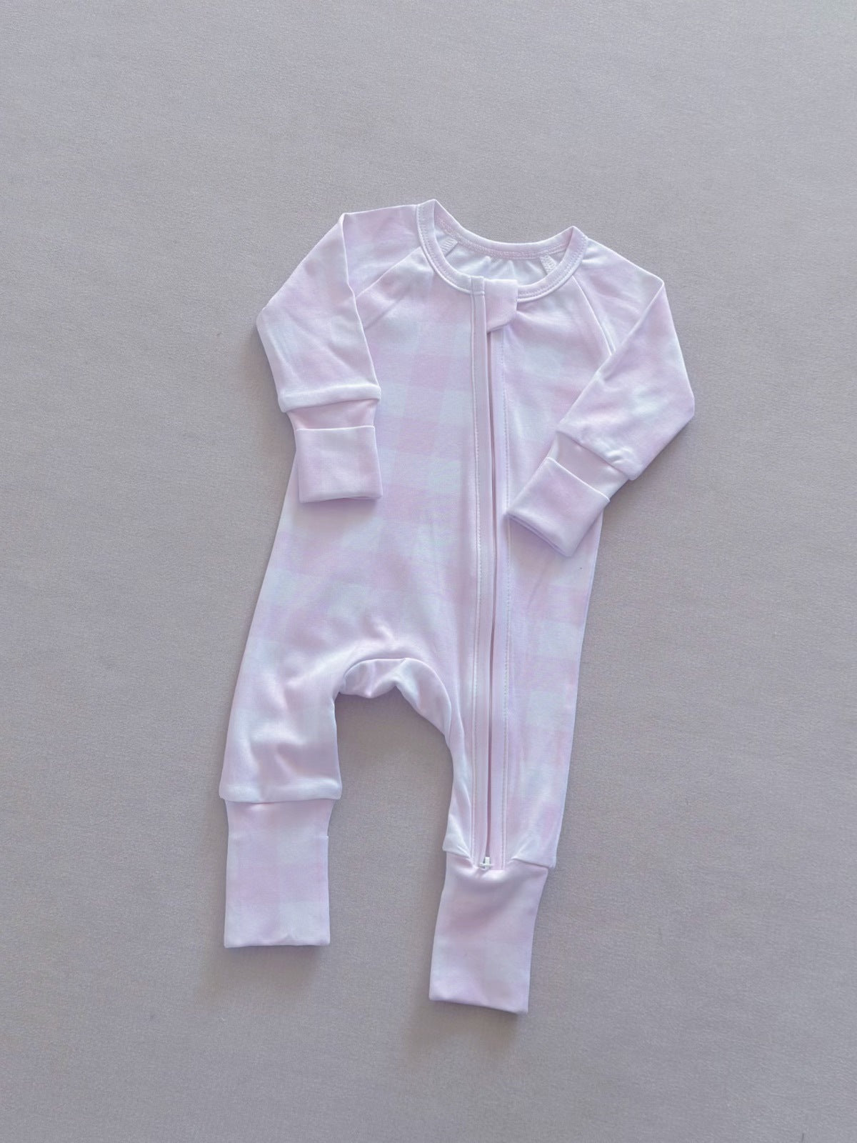 New-style Baby Plaid Onesie Romper