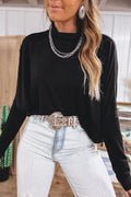 High Neck Long Sleeve Top