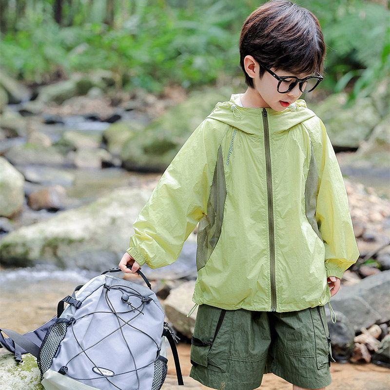 Sun-protective Clothing For Children Lightweight Breathable Outerwear For Boys