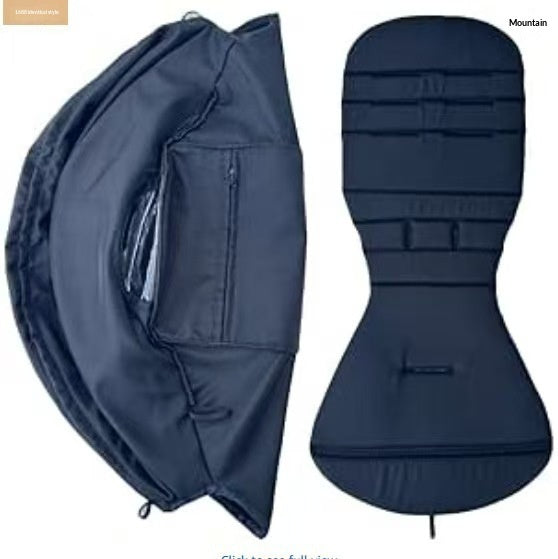 Solid-color Stroller Sunshade Canopy Pad