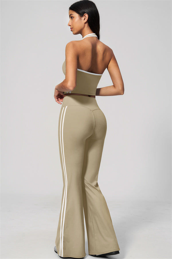 The Onyx Tank Top Flared Leggings 2-Piece Set