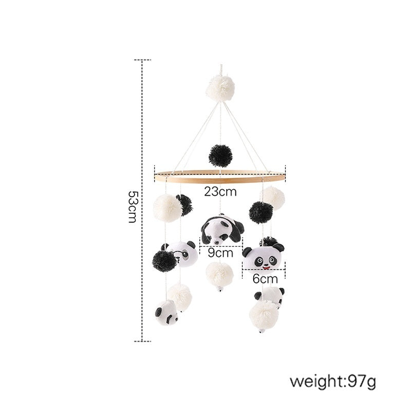 Crib Rattle Three-month-old Newborn Stroller Crib Headboard Rattle