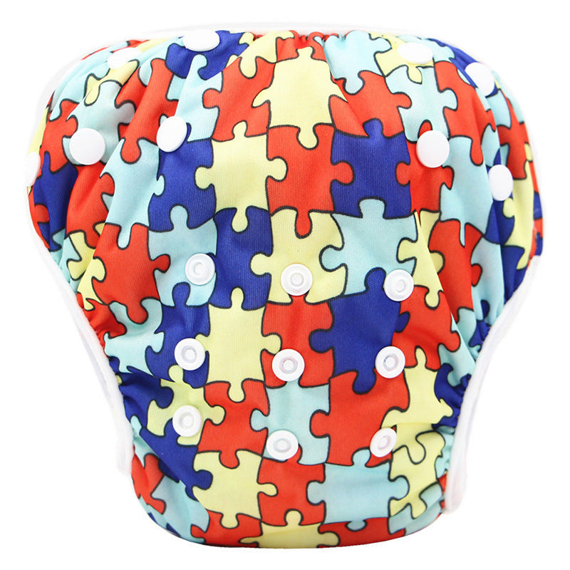 Fashionable Children's Cartoon Swim Trunks