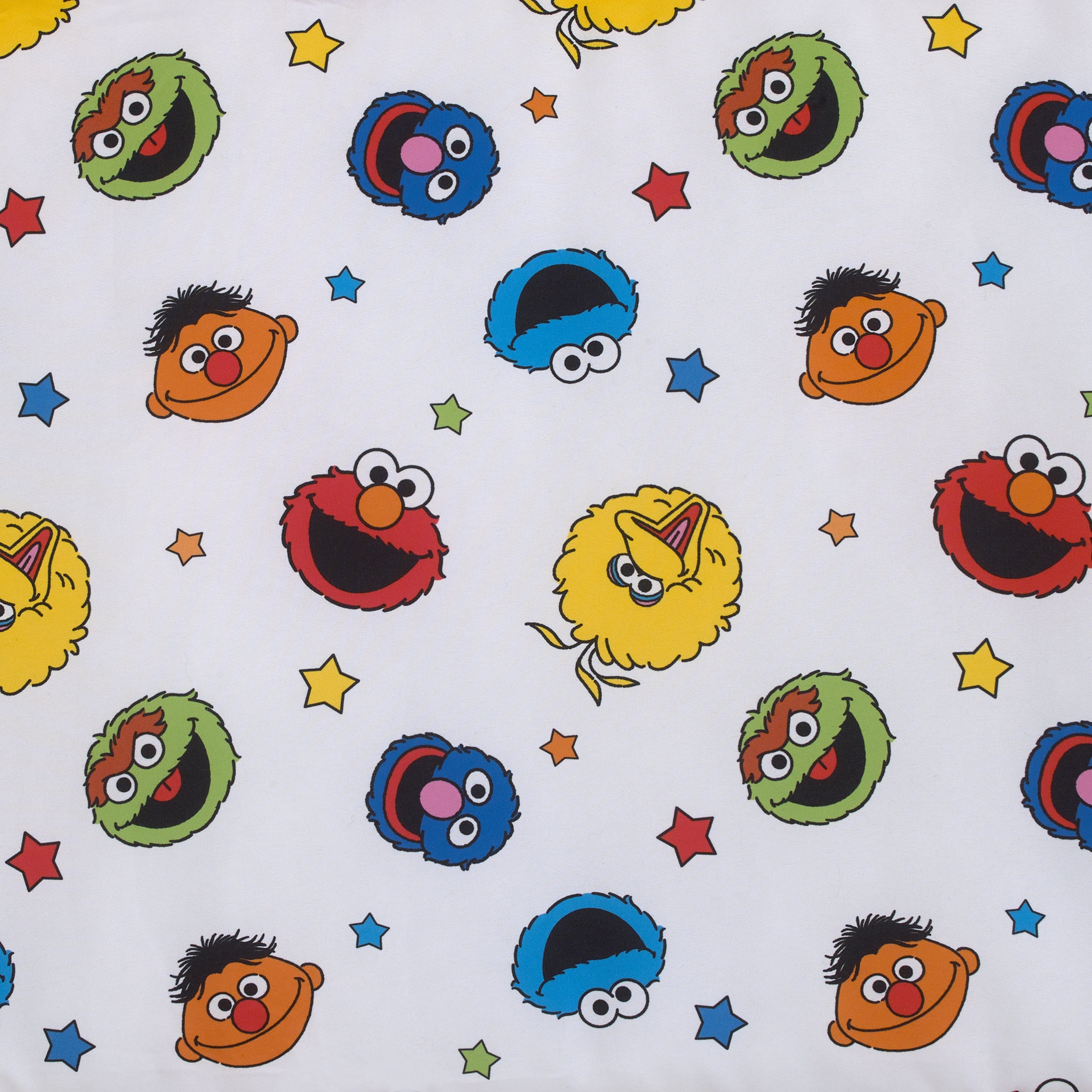 Come and Play Blue, Green, Red and Yellow, Elmo, Big Bird, Cookie Monster, Grover and Oscar the Grouch Deluxe Easy Fold Toddler Nap Mat