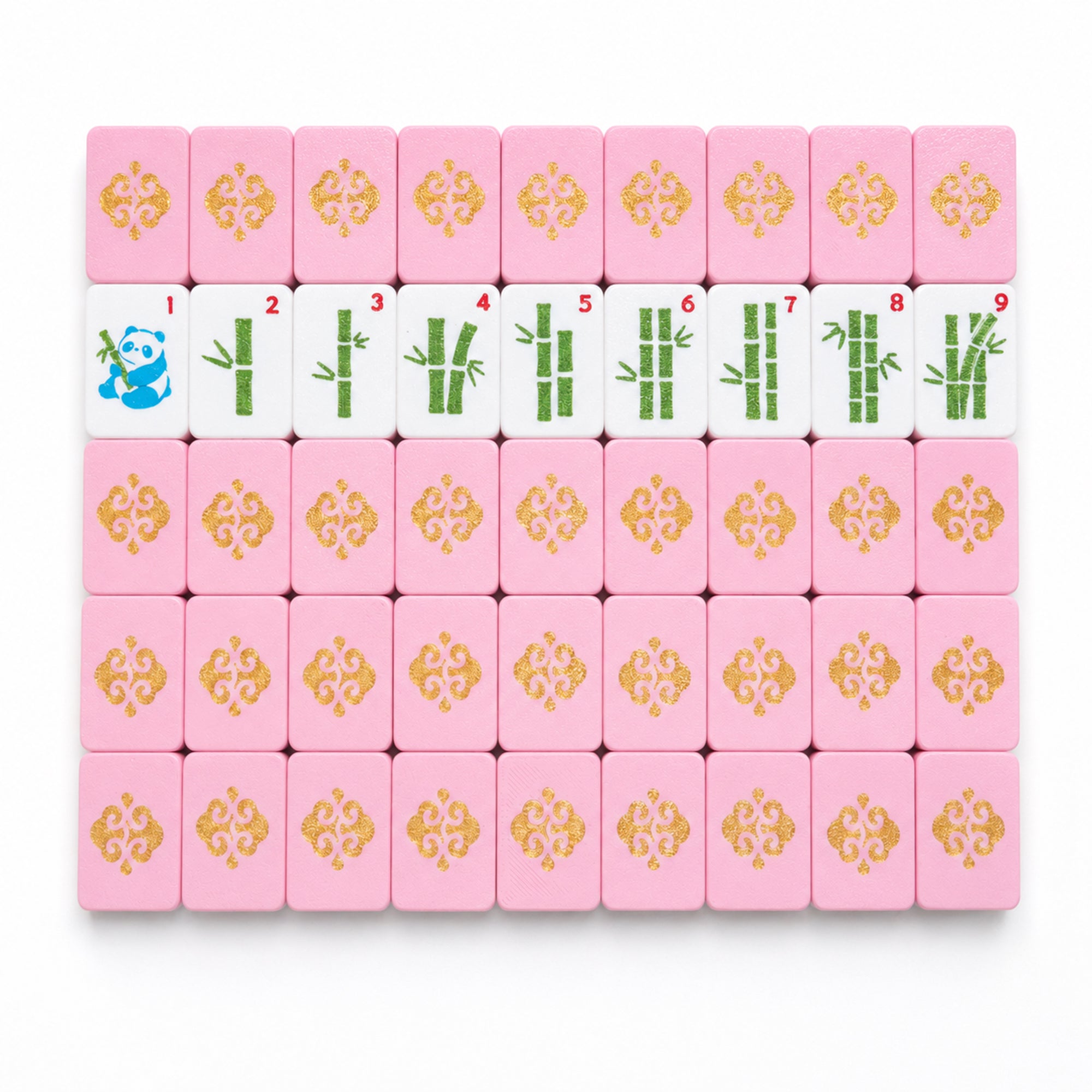 160PCS Floating Mahjong Tile Set Classic Style With 3 Dice