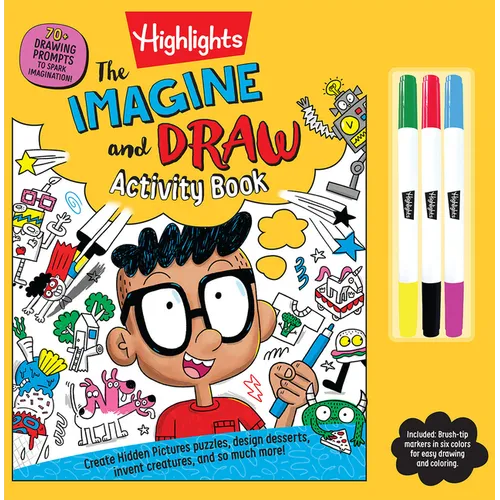 The Imagine and Draw Activity Book - Paperback