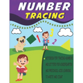 number tracing notebook for tracing numbers and letters for kindergarten and preschool kids learning to write and count: number tracing book for presc - Paperback