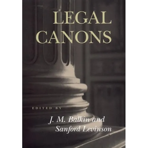 Legal Canons - Hardcover