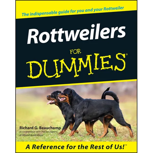 Rottweilers for Dummies - Paperback