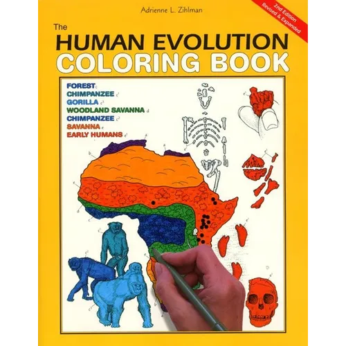 The Human Evolution Coloring Book: A Coloring Book - Paperback