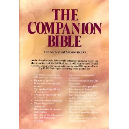 Companion Bible-KJV - Leather