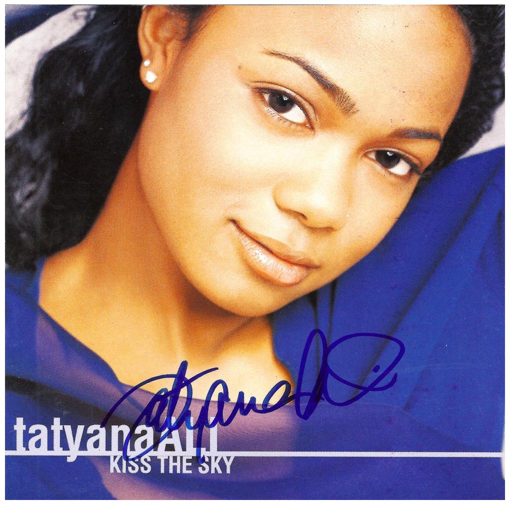 Tatanya Ali Signed Autographed Kiss The Sky CD Cover RD