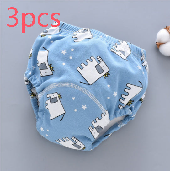 Baby Training Pants Washable 6-layer Gauze Diaper Cover Learning