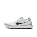 Nike Free RN Flyknit 2018 Running Shoes - White/Platinum