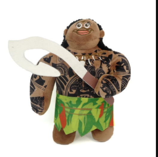 Marine Romance Moana Plush Mo Ahna Princess Doll Maui Rooster  Pig Doll Wholesale