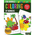 Fun Animals Coloring By Numbers: 50 Animals One-Sided Pages - Paperback