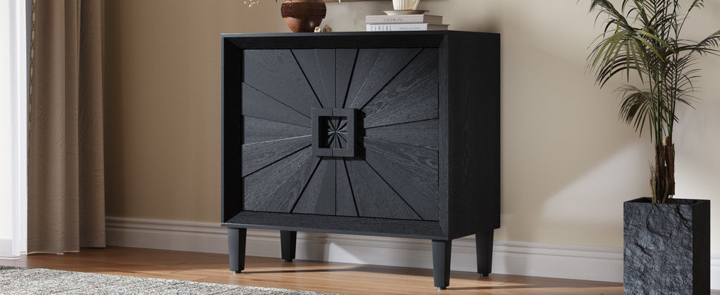 Mid-Century Modula Credenza Sideboard Buffet, 31.5"