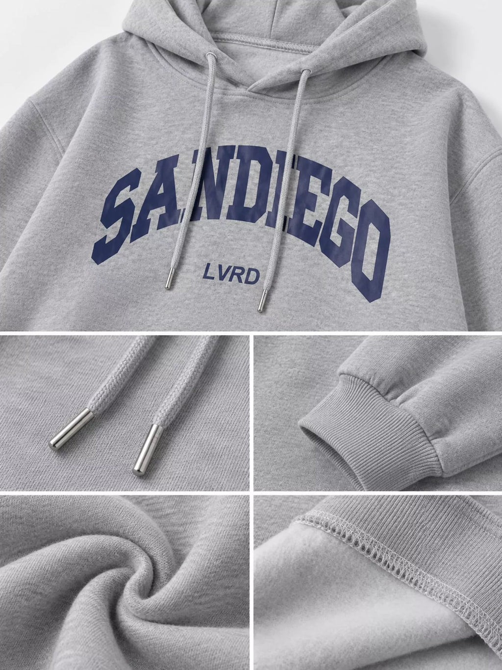 Letter Graphic Long Sleeve Hoodie