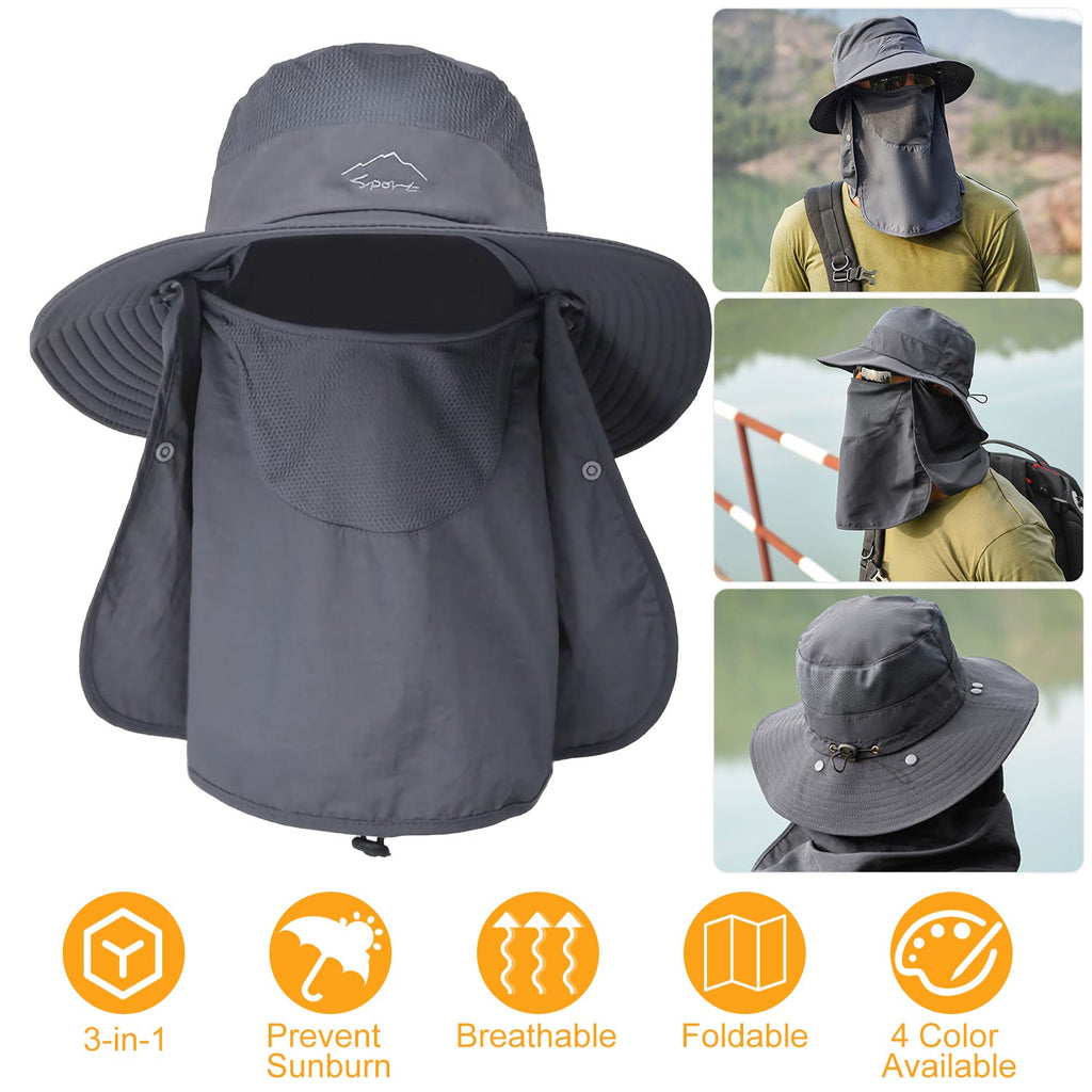 Fishing Bucket Hat Wide Brim Breathable Unisex Hat