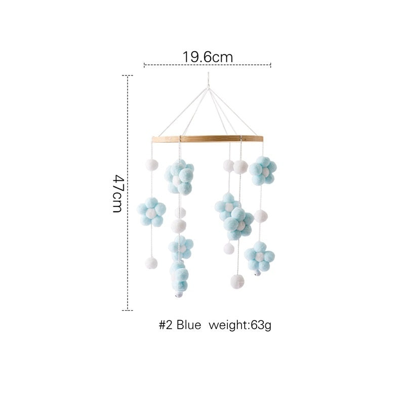 Crib Rattle Three-month-old Newborn Stroller Crib Headboard Rattle