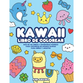 Kawaii libro de colorear: Más de 40 lindas y divertidas páginas para colorear de doodle Kawaii para niños y adultos - Paperback