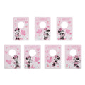 Minnie Mouse Pink, Black, and White Nursery Baby Closet Dividers - Set of 7 Newborn to 24 Months