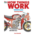 How Things Work: Vehicles Coloring Book - Paperback